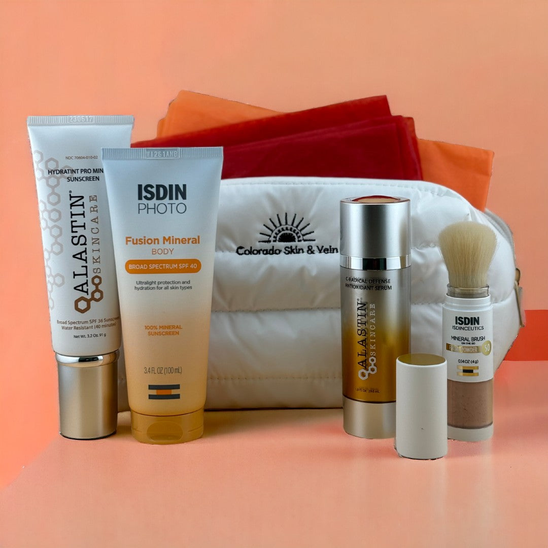 Sunguard Total Defense: Face and Body SPF Kit With Free Mineral Brush